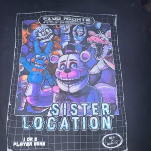 Five Nights at Freddy’s sister location tee shirt